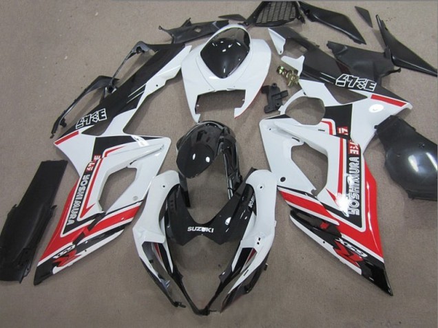 GSXR 1000 K5 05-06 Verkleidungen - Schwarz Weiß Rot GSXR 1000 K5 05-06 Verkleidungen - Schwarz Weiß Rot