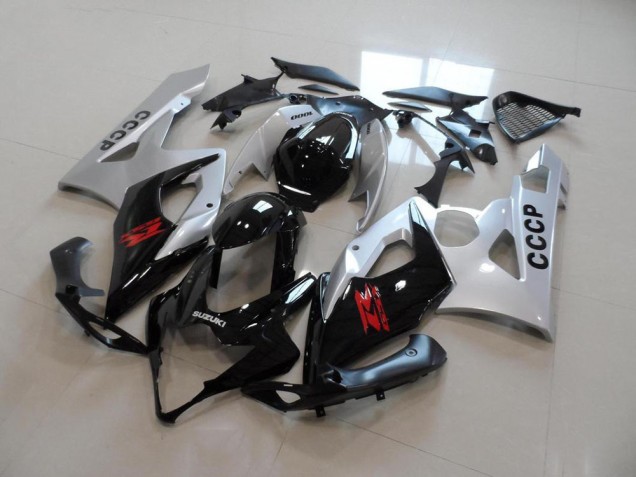 GSXR 1000 K5 05-06 Verkleidungen - Silber Schwarz GSXR 1000 K5 05-06 Verkleidungen - Silber Schwarz