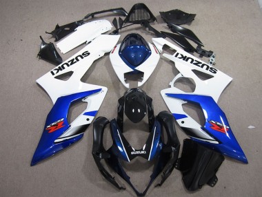 GSXR 1000 K5 05-06 Verkleidungen - Weiß Blau