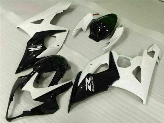GSXR 1000 K5 05-06 Verkleidungen - Weiß Schwarz GSXR 1000 K5 05-06 Verkleidungen - Weiß Schwarz