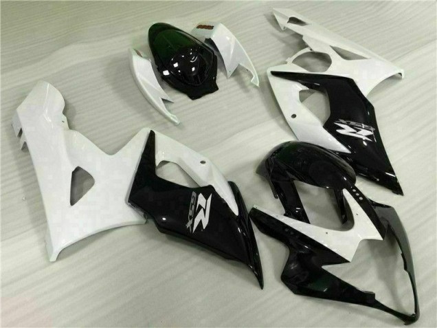GSXR 1000 K5 05-06 Verkleidungen - Weiß Schwarz GSXR 1000 K5 05-06 Verkleidungen - Weiß Schwarz