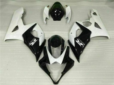 GSXR 1000 K5 05-06 Verkleidungen - Weiß Schwarz