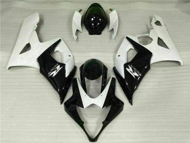 GSXR 1000 K5 05-06 Verkleidungen - Weiß Schwarz GSXR 1000 K5 05-06 Verkleidungen - Weiß Schwarz