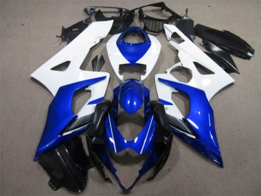 GSXR 1000 K5 05-06 Vollverkleidung - Blau Weiß