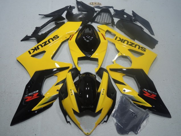 GSXR 1000 K5 05-06 Vollverkleidung - Gelb Schwarz GSXR 1000 K5 05-06 Vollverkleidung - Gelb Schwarz