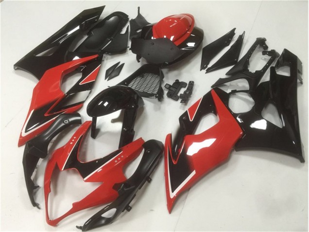 GSXR 1000 K5 05-06 Vollverkleidung - Rot Schwarz GSXR 1000 K5 05-06 Vollverkleidung - Rot Schwarz