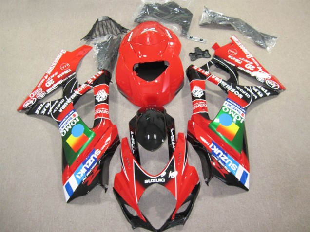 GSXR 1000 K7 07-08 Verkleidung - Rot Schwarz GSXR 1000 K7 07-08 Verkleidung - Rot Schwarz