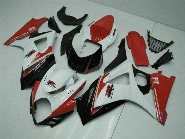 GSXR 1000 K7 07-08 Verkleidung - Rot Weiß GSXR 1000 K7 07-08 Verkleidung - Rot Weiß