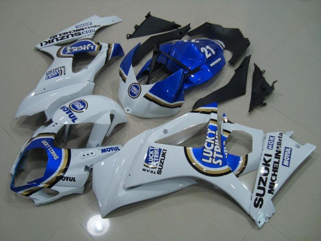 GSXR 1000 K7 07-08 Verkleidungen - Blau Lucky Strike GSXR 1000 K7 07-08 Verkleidungen - Blau Lucky Strike