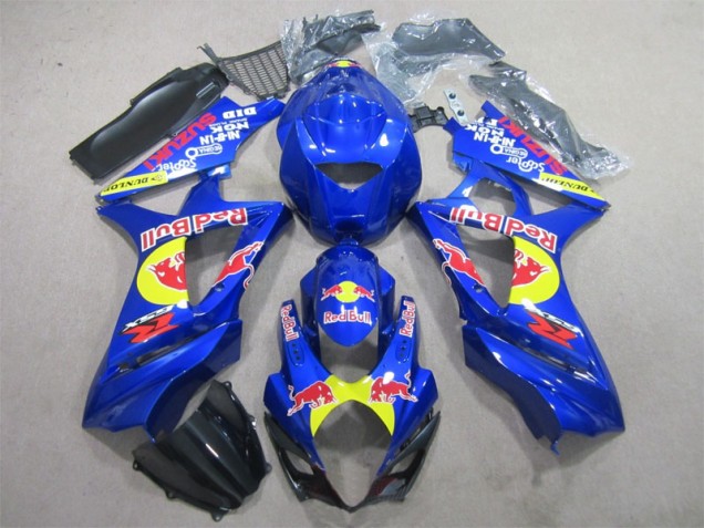 GSXR 1000 K7 07-08 Verkleidungen - Blau Rot Bull GSXR 1000 K7 07-08 Verkleidungen - Blau Rot Bull