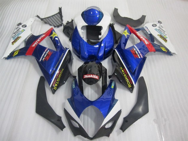 GSXR 1000 K7 07-08 Verkleidungen - Blau Schwarz Rockstar GSXR 1000 K7 07-08 Verkleidungen - Blau Schwarz Rockstar