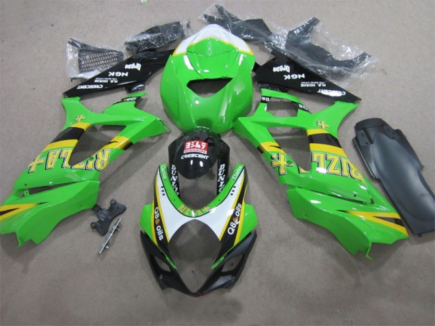 GSXR 1000 K7 07-08 Verkleidungen - Grün Rizla Q8 Oils GSXR 1000 K7 07-08 Verkleidungen - Grün Rizla Q8 Oils