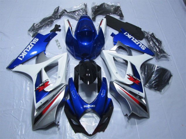 GSXR 1000 K7 07-08 Verkleidungen & Plastik - Blau Weiß GSXR 1000 K7 07-08 Verkleidungen & Plastik - Blau Weiß
