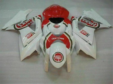 GSXR 1000 K7 07-08 Verkleidungen - Rot Weiß