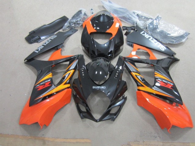 GSXR 1000 K7 07-08 Verkleidungen - Schwarz Orange GSXR 1000 K7 07-08 Verkleidungen - Schwarz Orange
