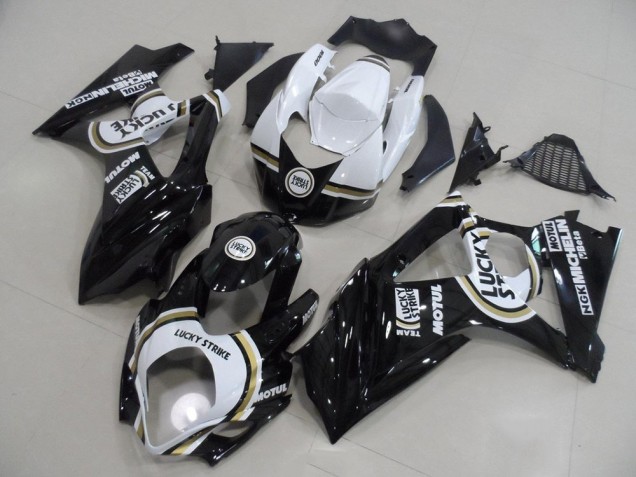 GSXR 1000 K7 07-08 Verkleidungen - Schwarzer Lucky Strike GSXR 1000 K7 07-08 Verkleidungen - Schwarzer Lucky Strike