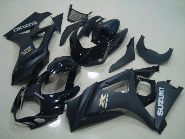 GSXR 1000 K7 07-08 Verkleidungen - Schwarzer OEM Stil
