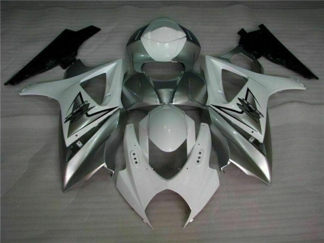 GSXR 1000 K7 07-08 Verkleidungen - Silber Weiß GSXR 1000 K7 07-08 Verkleidungen - Silber Weiß