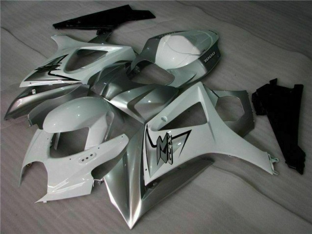 GSXR 1000 K7 07-08 Verkleidungen - Silber Weiß GSXR 1000 K7 07-08 Verkleidungen - Silber Weiß