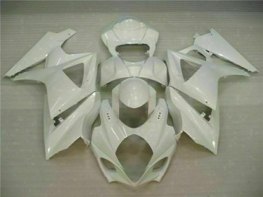 GSXR 1000 K7 07-08 Verkleidungen - Weiß