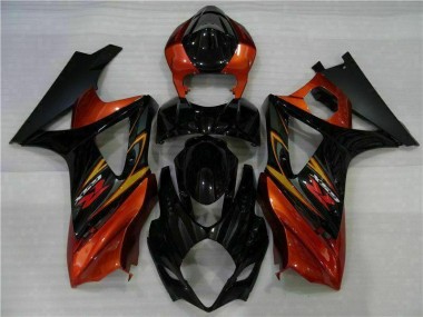 GSXR 1000 K7 07-08 VollVerkleidungen & Plastik - Schwarz