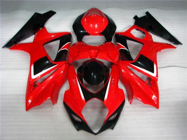 GSXR 1000 K7 07-08 Vollverkleidung - Rot Schwarz GSXR 1000 K7 07-08 Vollverkleidung - Rot Schwarz