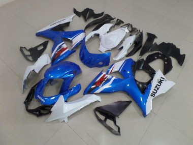 GSXR 1000 K9 09-16 Motorrad Verkleidung - Blau Weiß