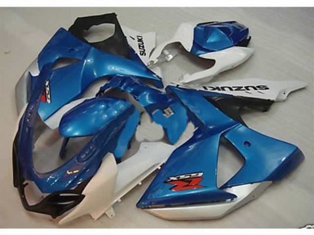 GSXR 1000 K9 09-16 Motorrad Vollverkleidung - Blau Weiß GSXR 1000 K9 09-16 Motorrad Vollverkleidung - Blau Weiß