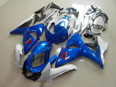 GSXR 1000 K9 09-16 Verkleidung - Blaur und Weißer OEM Stil