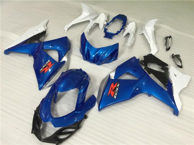 GSXR 1000 K9 09-16 Verkleidung & Plastik - Blau Weiß GSXR 1000 K9 09-16 Verkleidung & Plastik - Blau Weiß