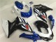 GSXR 1000 K9 09-16 Verkleidung - Weiß Blau Schwarz GSXR 1000 K9 09-16 Verkleidung - Weiß Blau Schwarz