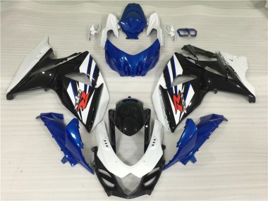GSXR 1000 K9 09-16 Verkleidung - Weiß Blau Schwarz