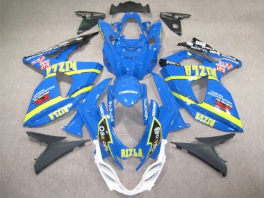 GSXR 1000 K9 09-16 Verkleidungen - Blau Rizla Q8 Oils