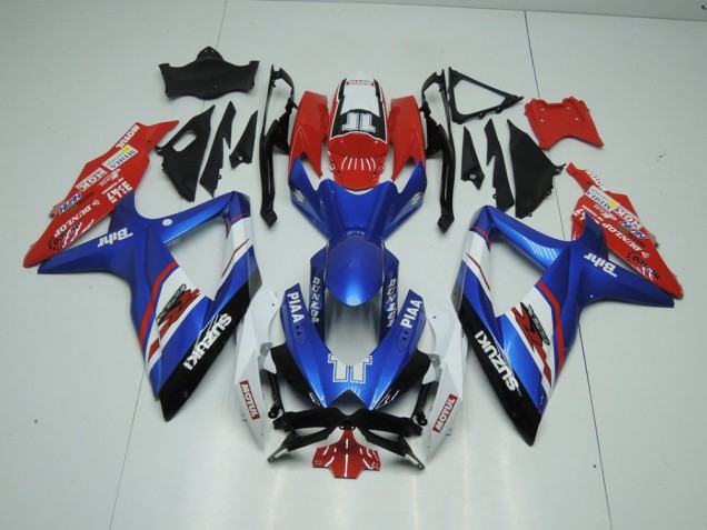 GSXR 1000 K9 09-16 Verkleidungen - Blau und Rot GSXR 1000 K9 09-16 Verkleidungen - Blau und Rot