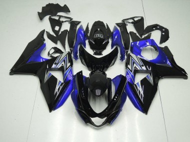 GSXR 1000 K9 09-16 Verkleidungen - Blau und Schwarz