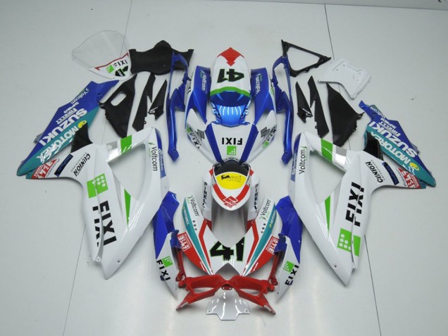GSXR 1000 K9 09-16 Verkleidungen - Fixi Hellblau GSXR 1000 K9 09-16 Verkleidungen - Fixi Hellblau