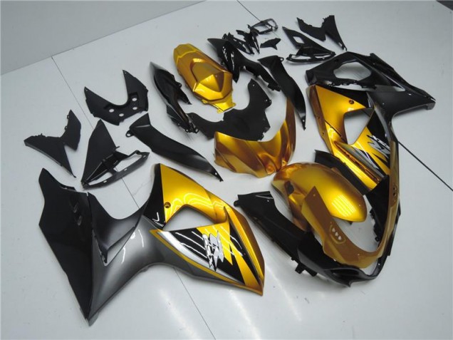 GSXR 1000 K9 09-16 Verkleidungen - Gold Schwarz GSXR 1000 K9 09-16 Verkleidungen - Gold Schwarz