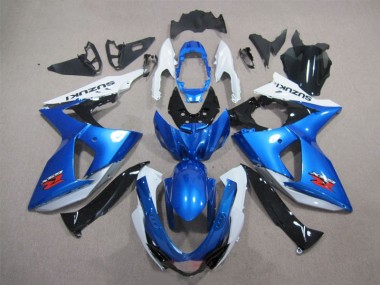 GSXR 1000 K9 09-16 Verkleidungen Komplett Sets - Blau Weiß