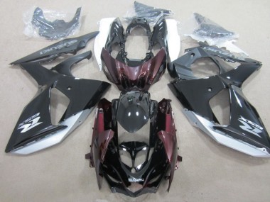 GSXR 1000 K9 09-16 Verkleidungen Komplett Sets - Schwarz