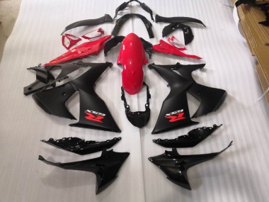 GSXR 1000 K9 09-16 Verkleidungen - Matt schwarz Glänzend
