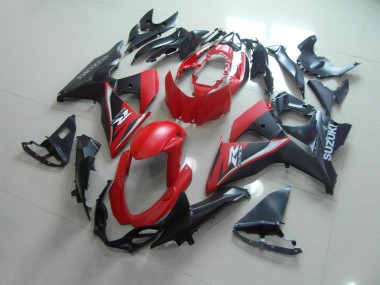 GSXR 1000 K9 09-16 Verkleidungen - Mattrotschwarz