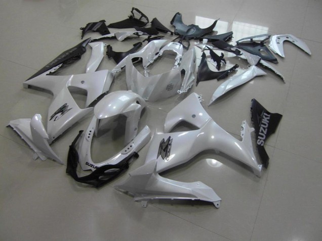 GSXR 1000 K9 09-16 Verkleidungen - Perl Weiß und Schwarz GSXR 1000 K9 09-16 Verkleidungen - Perl Weiß und Schwarz