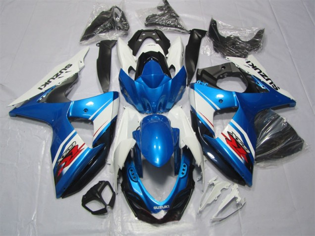 GSXR 1000 K9 09-16 Verkleidungen & Plastik - Blau Weiß GSXR 1000 K9 09-16 Verkleidungen & Plastik - Blau Weiß