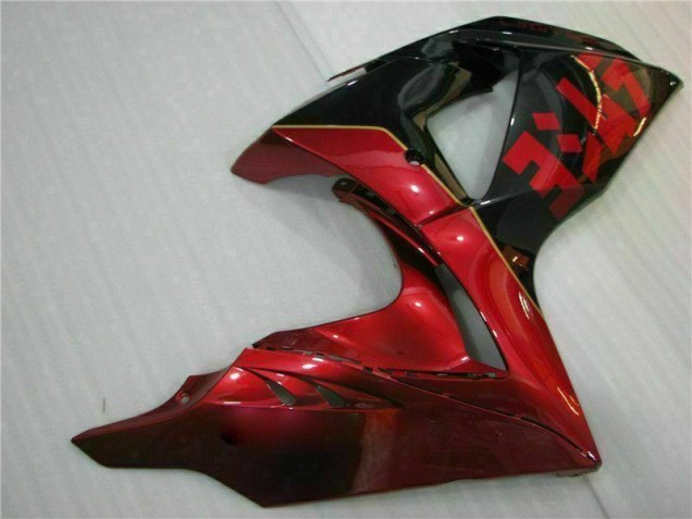 GSXR 1000 K9 09-16 Verkleidungen - Rot Flamme Schwarz GSXR 1000 K9 09-16 Verkleidungen - Rot Flamme Schwarz