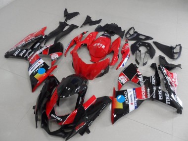 GSXR 1000 K9 09-16 Verkleidungen - Rot Jomo