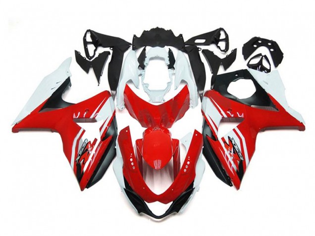 GSXR 1000 K9 09-16 Verkleidungen - Rot Weiß Schwarz GSXR 1000 K9 09-16 Verkleidungen - Rot Weiß Schwarz
