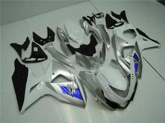 GSXR 1000 K9 09-16 Verkleidungen - Silber Weiß GSXR 1000 K9 09-16 Verkleidungen - Silber Weiß