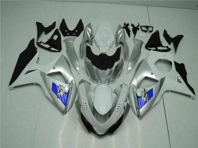 GSXR 1000 K9 09-16 Verkleidungen - Silber Weiß GSXR 1000 K9 09-16 Verkleidungen - Silber Weiß