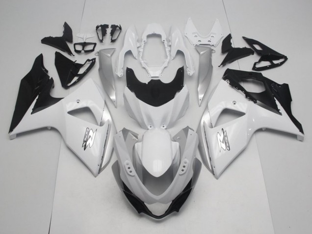GSXR 1000 K9 09-16 Verkleidungen - Weiß OEM Stil GSXR 1000 K9 09-16 Verkleidungen - Weiß OEM Stil