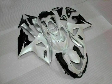GSXR 1000 K9 09-16 Verkleidungen - Weiß Schwarz